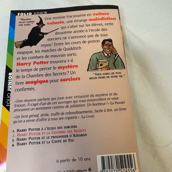 Harry Potter Book Set in French - Picture 4 of 6